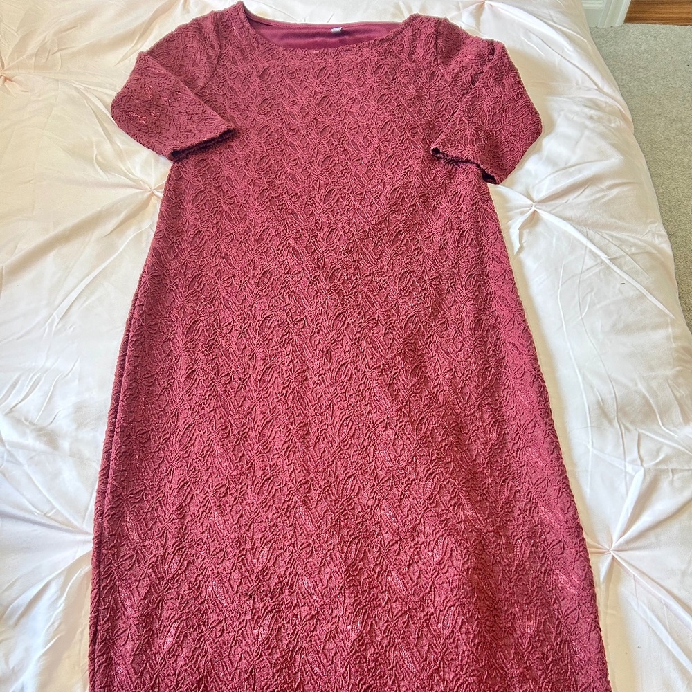 Pink Maternity Dress